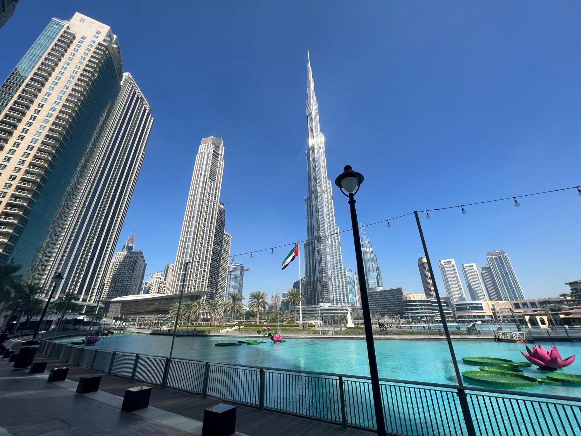 Prestige Living 2Br With Full Burj Khalifa And Fountain View By Auberge ドバイ エクステリア 写真