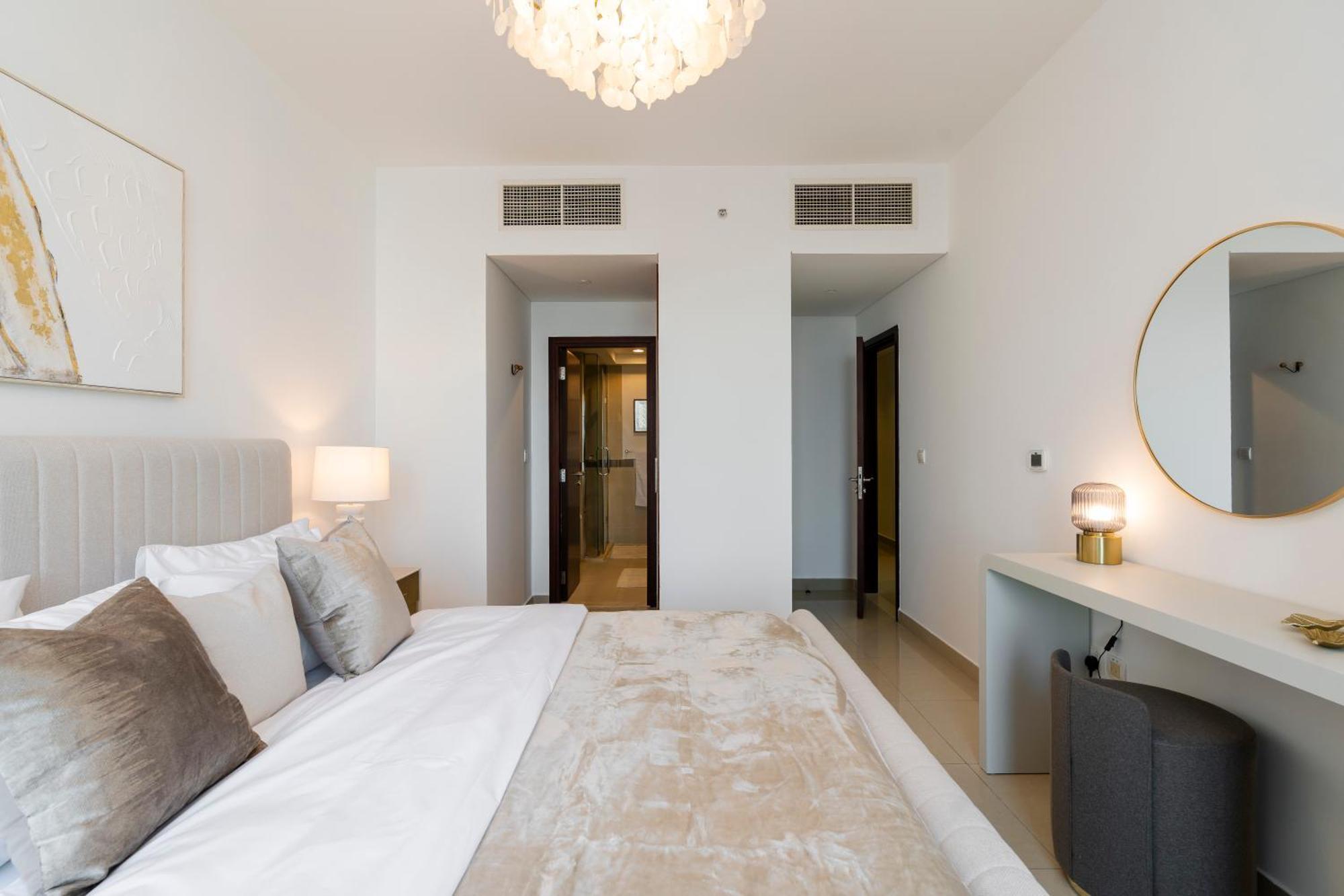 Prestige Living 2Br With Full Burj Khalifa And Fountain View By Auberge ドバイ エクステリア 写真