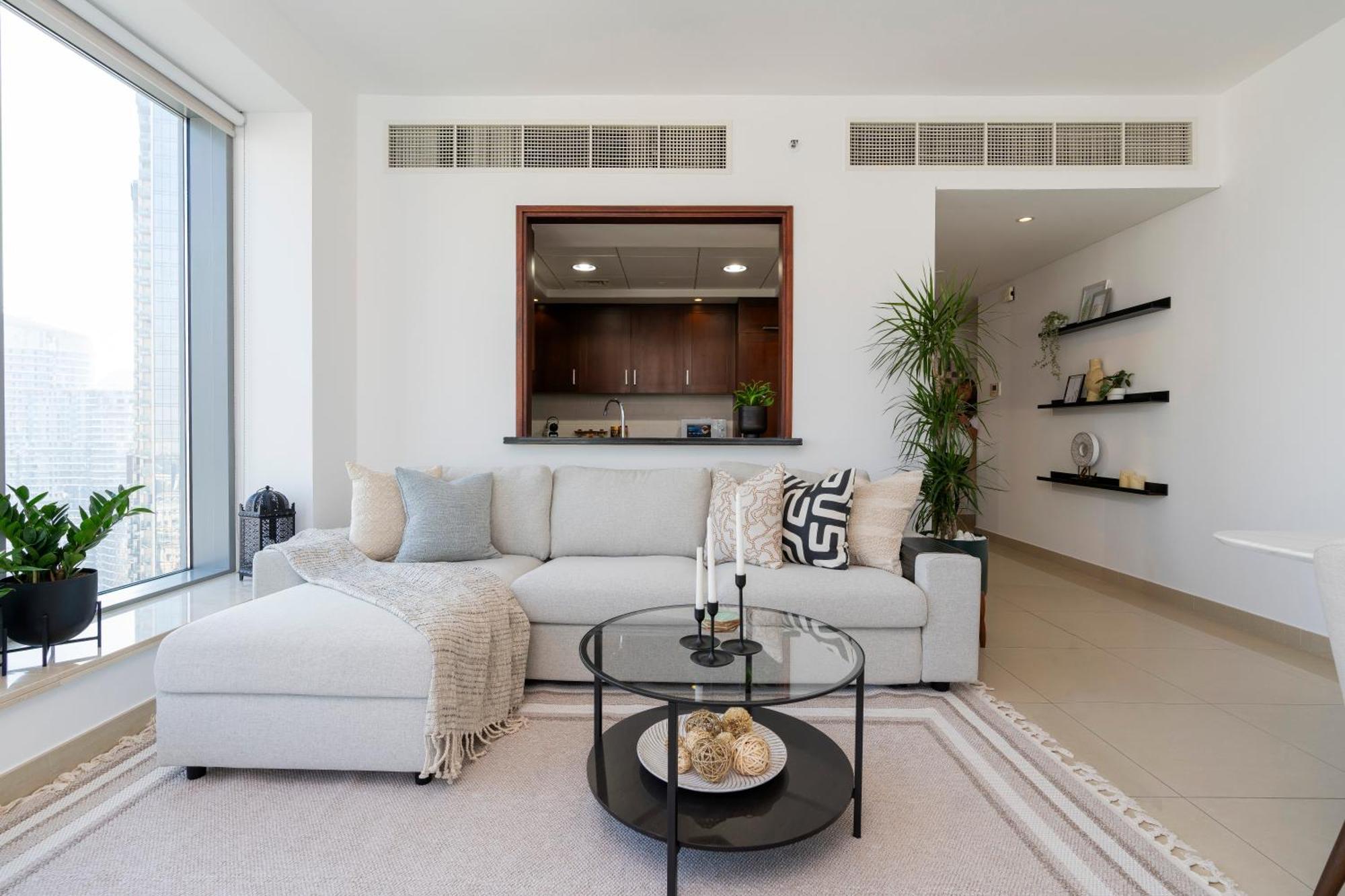 Prestige Living 2Br With Full Burj Khalifa And Fountain View By Auberge ドバイ エクステリア 写真